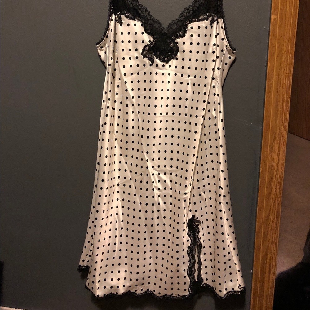 Victoria’s Secret polka dot silk nightie S
